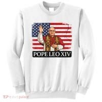 USA Pope Leo XIV Robert American Flag Sweatshirt thumb 0