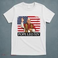 USA Pope Leo XIV Robert American Flag T-Shirt thumb 5