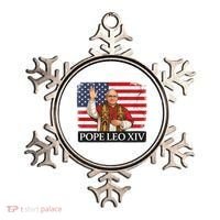 USA Pope Leo XIV Robert American Flag Ornament thumb 0