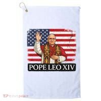 USA Pope Leo XIV Robert American Flag Golf Towel thumb 0
