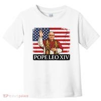 USA Pope Leo XIV Robert American Flag Toddler T-Shirt thumb 0