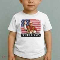 USA Pope Leo XIV Robert American Flag Toddler T-Shirt thumb 2