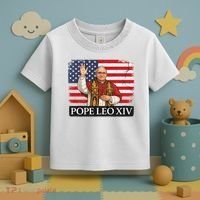 USA Pope Leo XIV Robert American Flag Toddler T-Shirt thumb 3