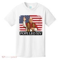 USA Pope Leo XIV Robert American Flag Kids T-Shirt thumb 0
