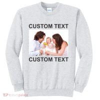 Upload Personalize Design or Photo Custom Text Sweatshirt thumb 0