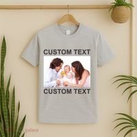 Upload Personalize Design or Photo Custom Text T-Shirt thumb 2