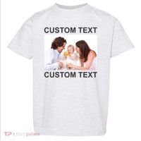Upload Personalize Design or Photo Custom Text Toddler T-Shirt thumb 0
