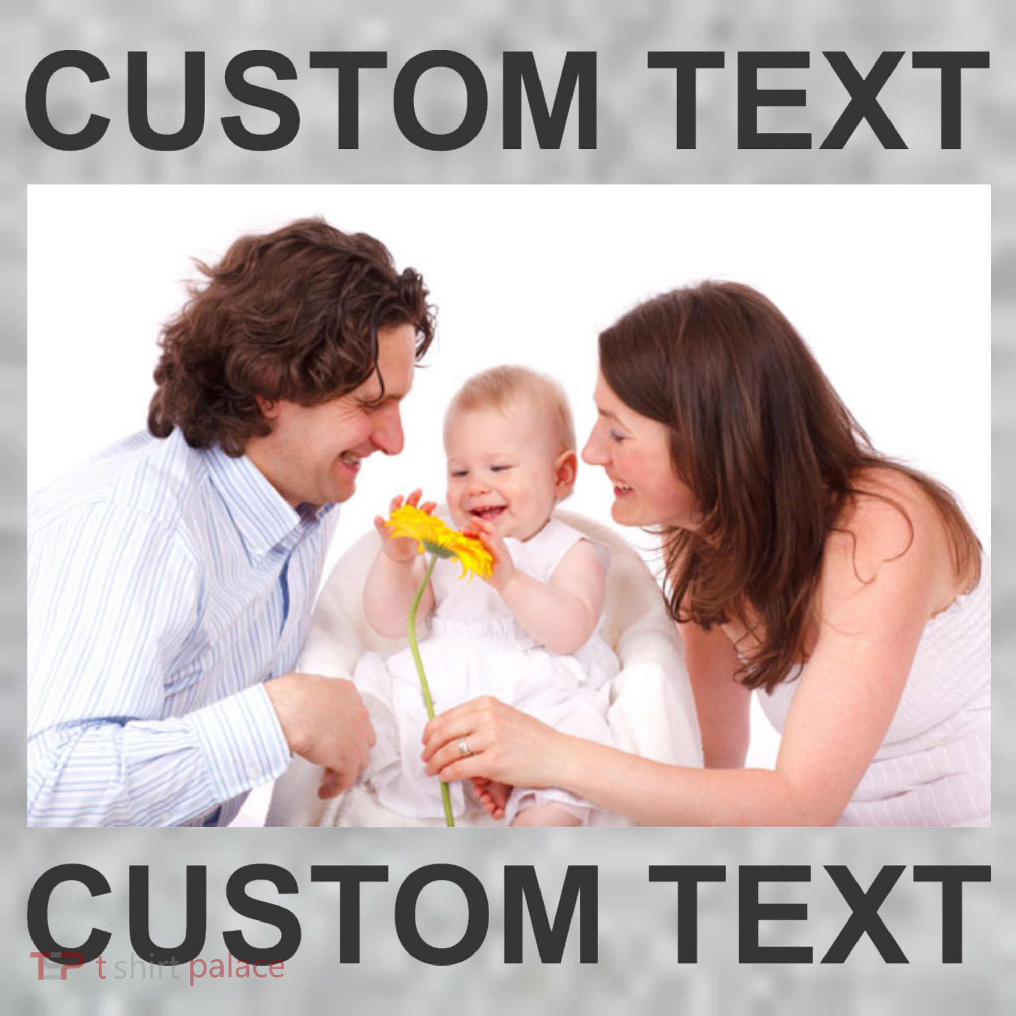 Upload Personalize Design or Photo Custom Text Toddler T-Shirt
