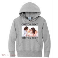 Upload Personalize Design or Photo Custom Text Kids Hoodie thumb 0