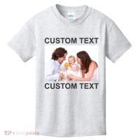 Upload Personalize Design or Photo Custom Text Kids T-Shirt thumb 0