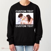 Upload Personalize Design or Photo Custom Text Women's Sweatshirt thumb 0