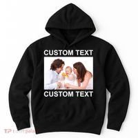Upload Personalize Design or Photo Custom Text Hoodie thumb 0