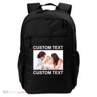 Upload Personalize Design or Photo Custom Text Backpack thumb 0