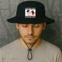 Upload Personalize Design or Photo Custom Text Bucket Hat thumb 2