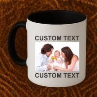 Upload Personalize Design or Photo Custom Text Coffee Mug thumb 2