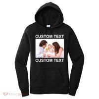 Upload Personalize Design or Photo Custom Text Women's Hoodie thumb 0