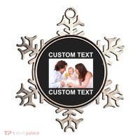 Upload Personalize Design or Photo Custom Text Ornament thumb 0