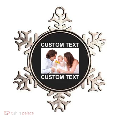 Upload Personalize Design or Photo Custom Text Ornament