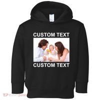 Upload Personalize Design or Photo Custom Text Toddler Hoodie thumb 0