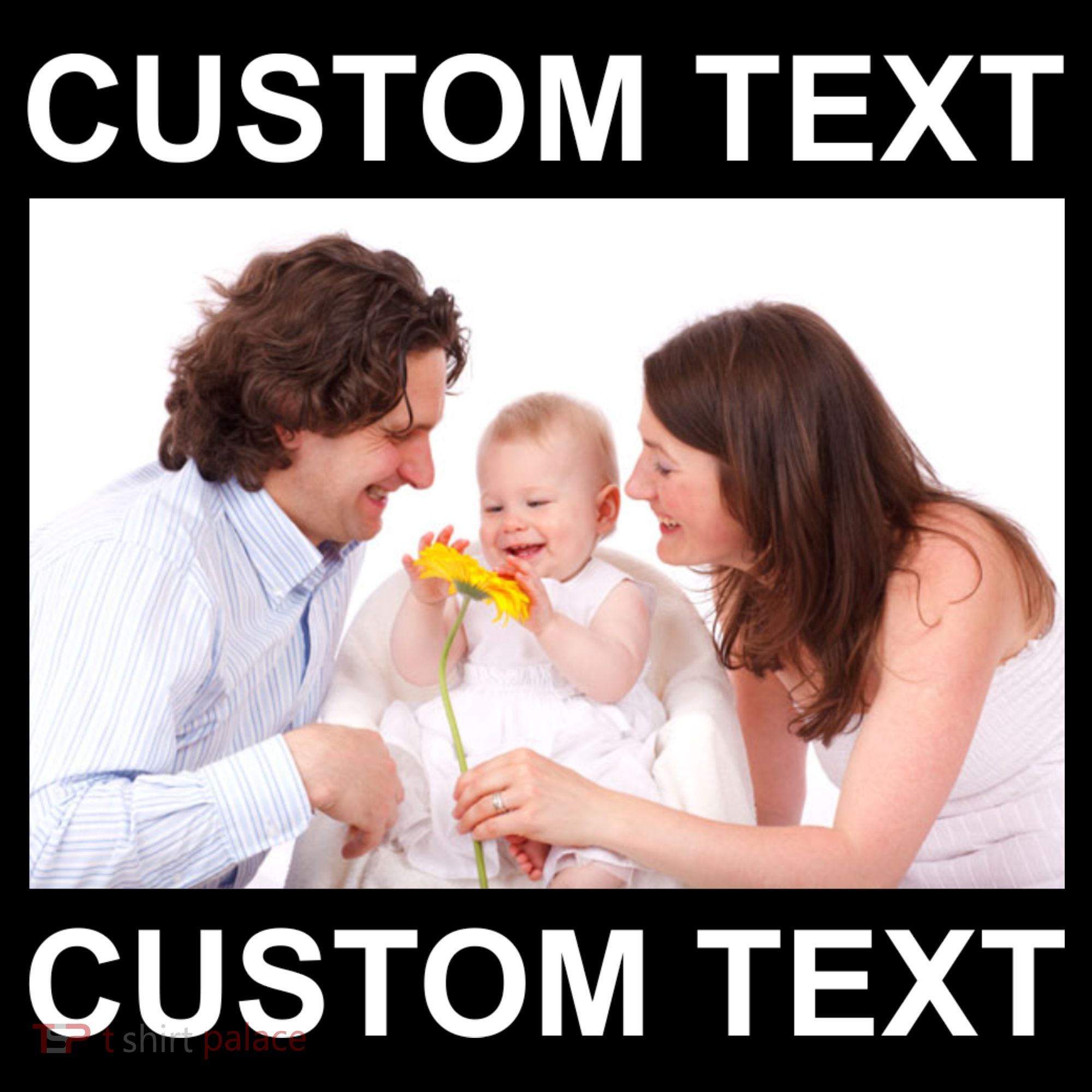 Upload Personalize Design or Photo Custom Text Women's T-Shirt