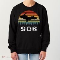 Upper Peninsula Michigan Mi Up Retro 906 Yooper Women's Sweatshirt thumb 0