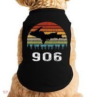 Upper Peninsula Michigan Mi Up Retro 906 Yooper Doggie Tank thumb 0