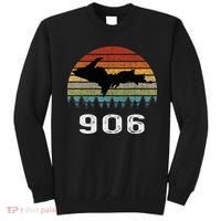 Upper Peninsula Michigan Mi Up Retro 906 Yooper Sweatshirt thumb 0
