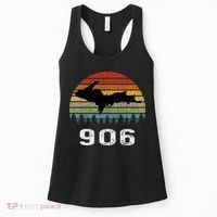 Upper Peninsula Michigan Mi Up Retro 906 Yooper Women's Tank Top thumb 0