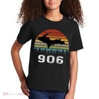 Upper Peninsula Michigan Mi Up Retro 906 Yooper Kids T-Shirt thumb 2