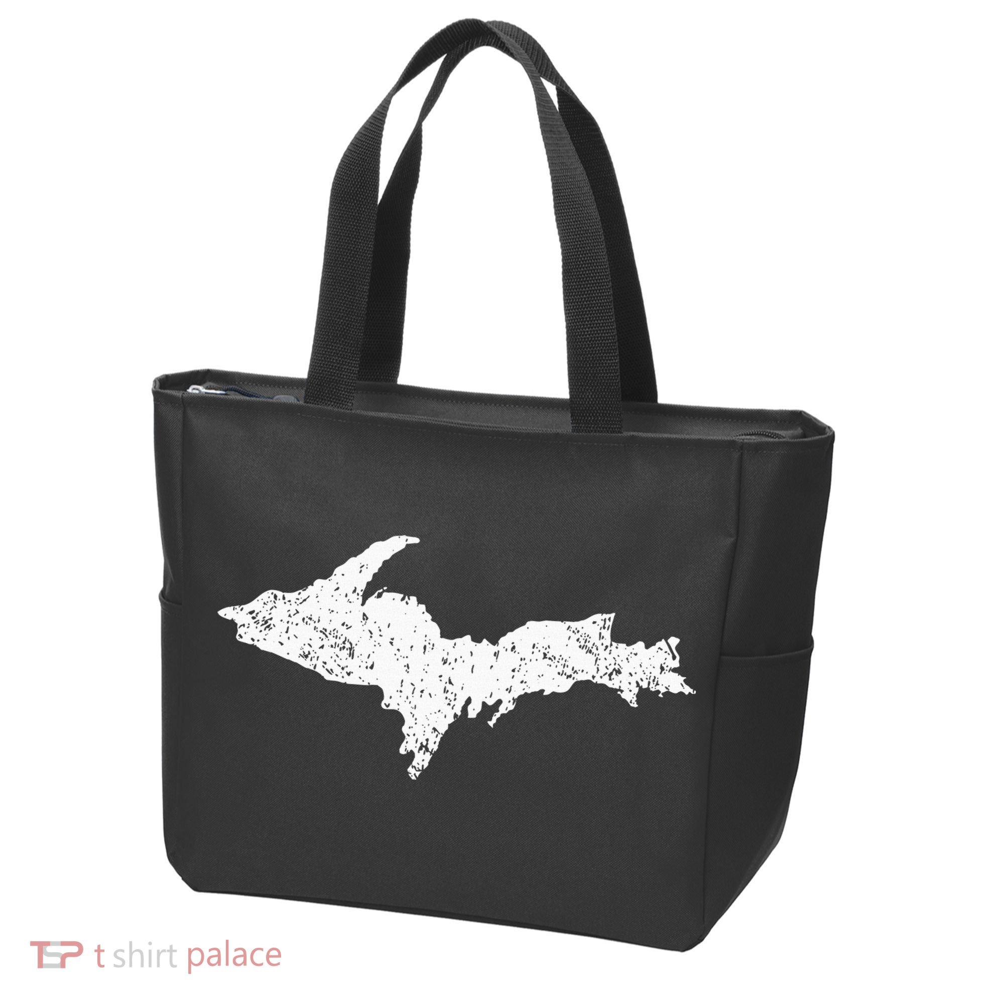 Upper Peninsula Map Up Home Yooper Pride Michigan Roots Tote Bag