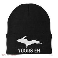 Upper Peninsula Michigan Gifts Funny Up Yours Eh Beanie thumb 0