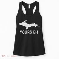 Upper Peninsula Michigan Gifts Funny Up Yours Eh Women's Tank Top thumb 0