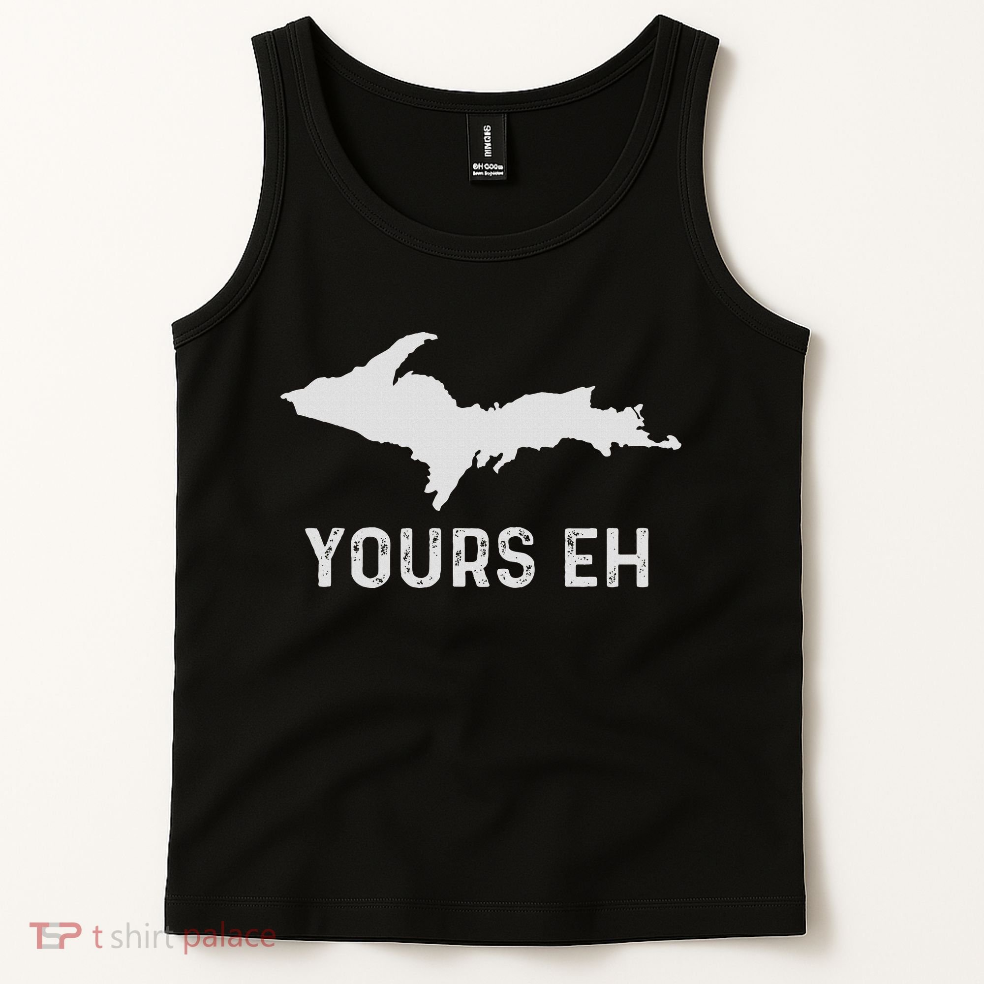Upper Peninsula Michigan Gifts Funny Up Yours Eh Tank Top