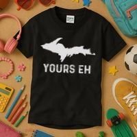 Upper Peninsula Michigan Gifts Funny Up Yours Eh Kids T-Shirt thumb 3