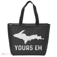 Upper Peninsula Michigan Gifts Funny Up Yours Eh Tote Bag thumb 0