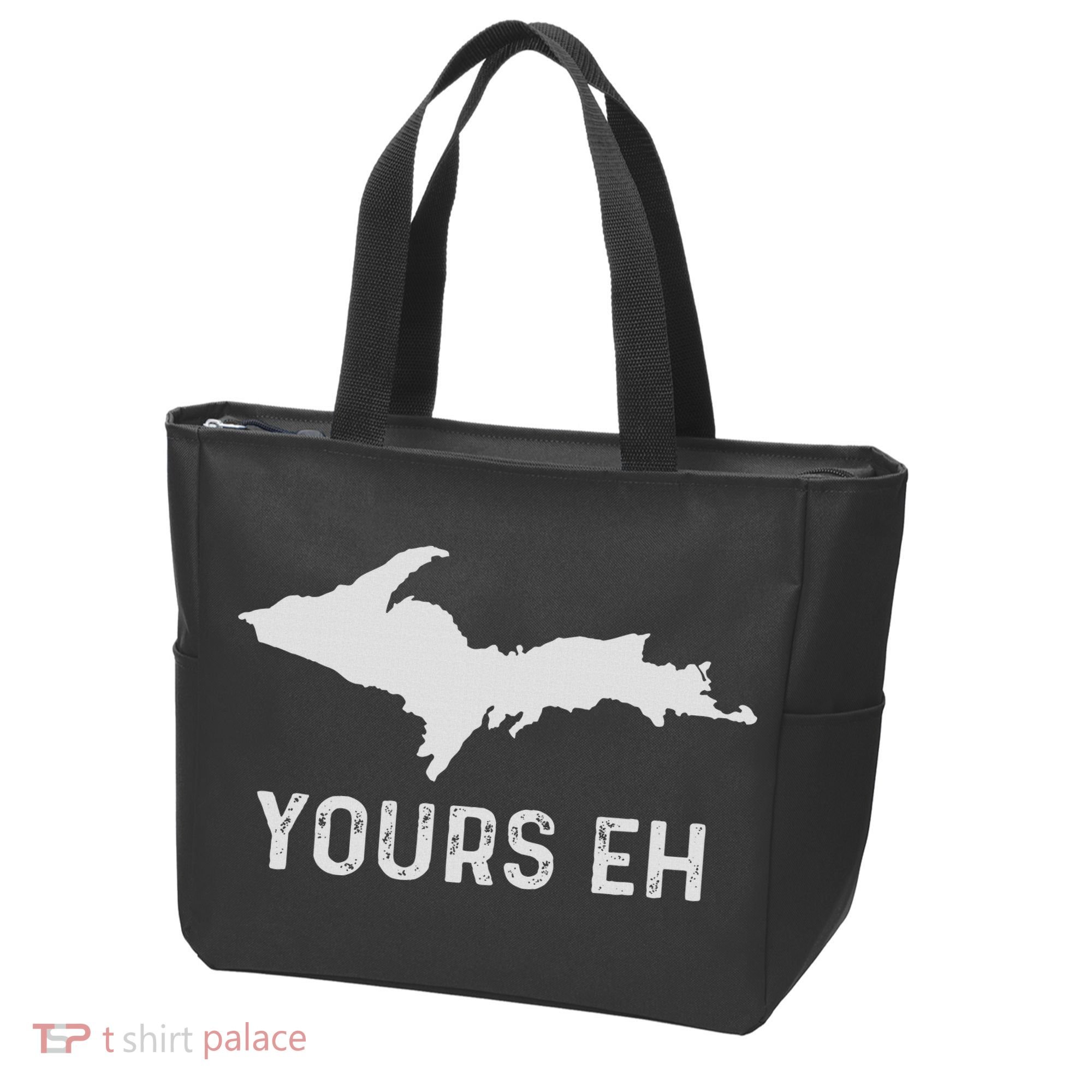 Upper Peninsula Michigan Gifts Funny Up Yours Eh Tote Bag