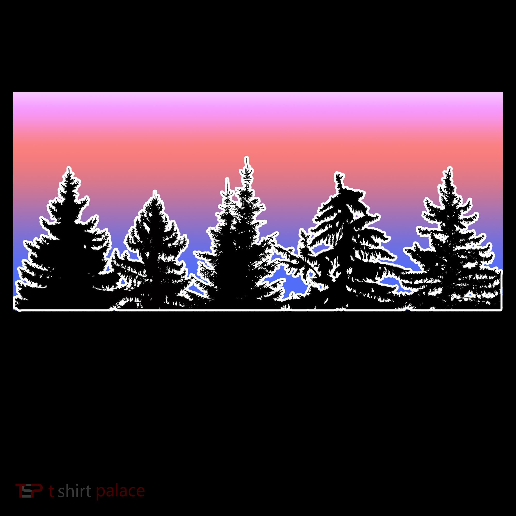 UpNorth Sunset Pine Tree Lake Life Nature Coffee Mug