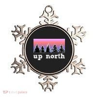 UpNorth Sunset Pine Tree Lake Life Nature Ornament thumb 0