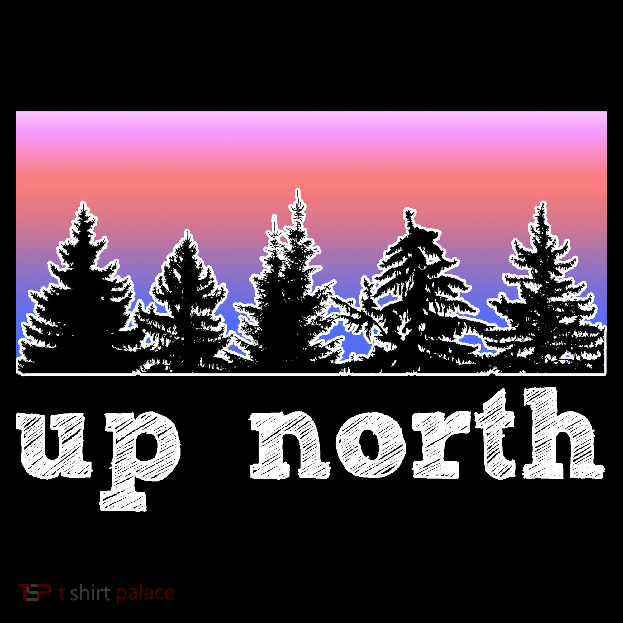 UpNorth Sunset Pine Tree Lake Life Nature Ornament