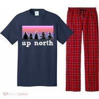 UpNorth Sunset Pine Tree Lake Life Nature Pajama Set thumb 0