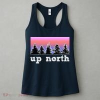 UpNorth Sunset Pine Tree Lake Life Nature Women's Tank Top thumb 3