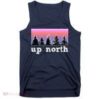 UpNorth Sunset Pine Tree Lake Life Nature Tank Top thumb 0