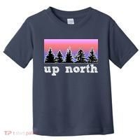 UpNorth Sunset Pine Tree Lake Life Nature Toddler T-Shirt thumb 0