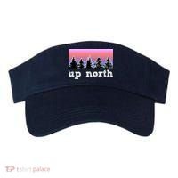 UpNorth Sunset Pine Tree Lake Life Nature Visor thumb 0