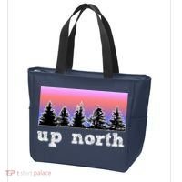 UpNorth Sunset Pine Tree Lake Life Nature Tote Bag thumb 3