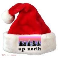 UpNorth Sunset Pine Tree Lake Life Nature Santa Hat thumb 0