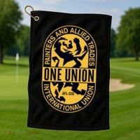 Union Painters One Union Golf Towel thumb 1