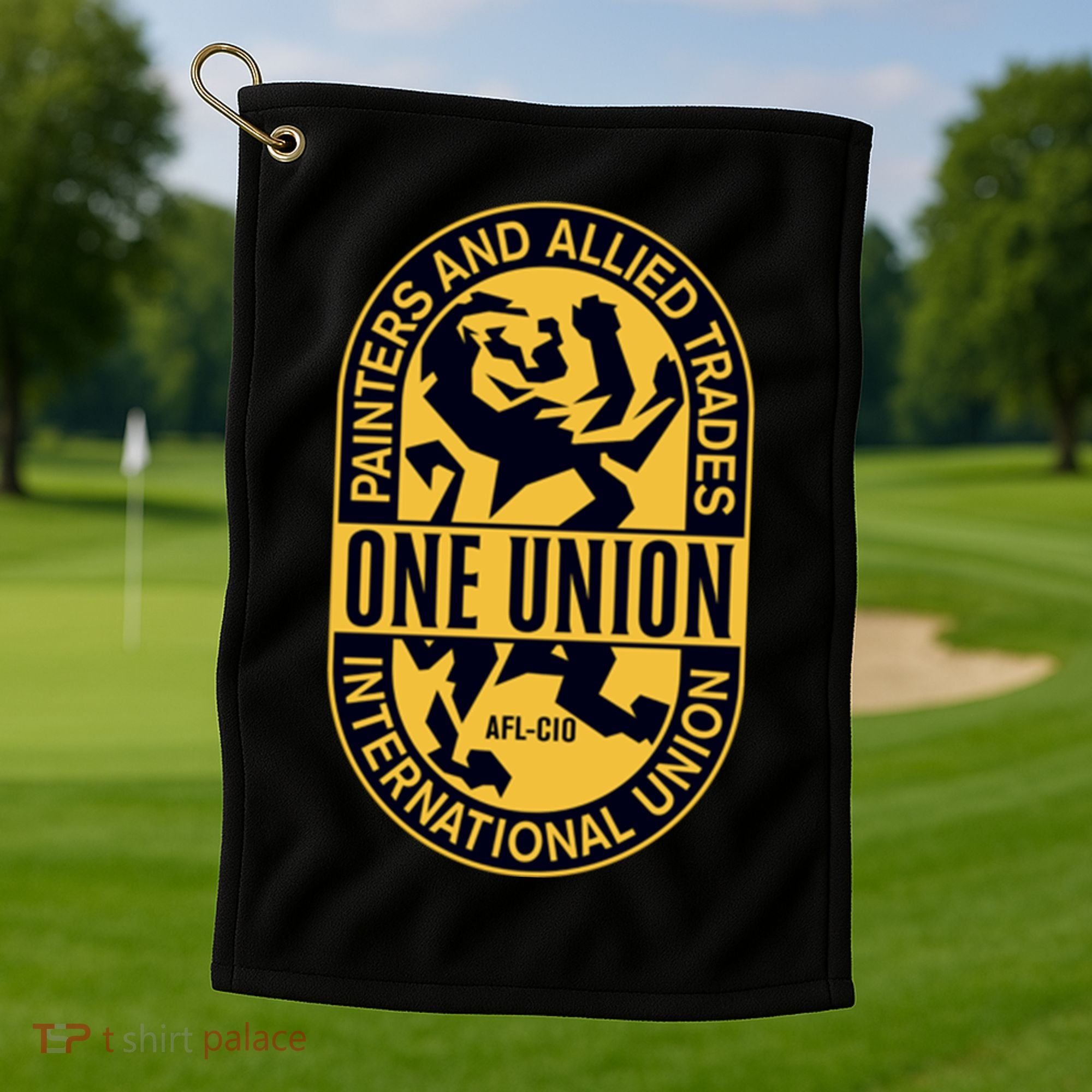 Union Painters One Union Golf Towel