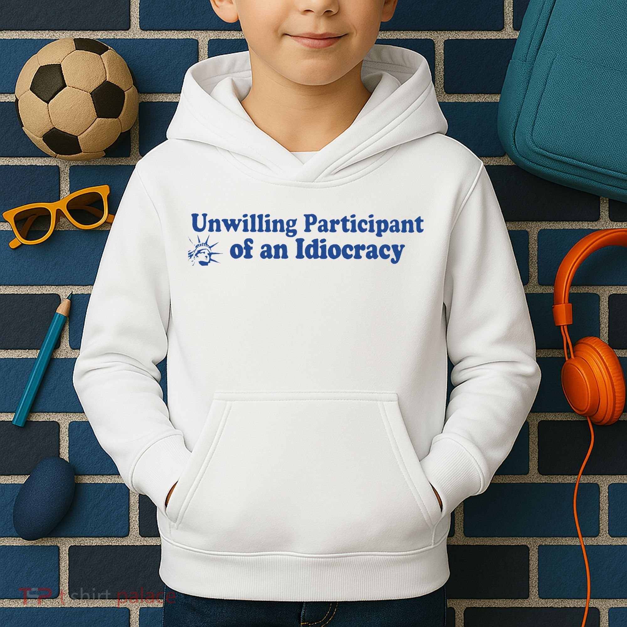 Unwilling Participant Of An Idiocracy Kids Hoodie