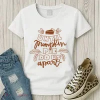 Until Pumpkin Pie Do Us Apart Women's T-Shirt thumb 3